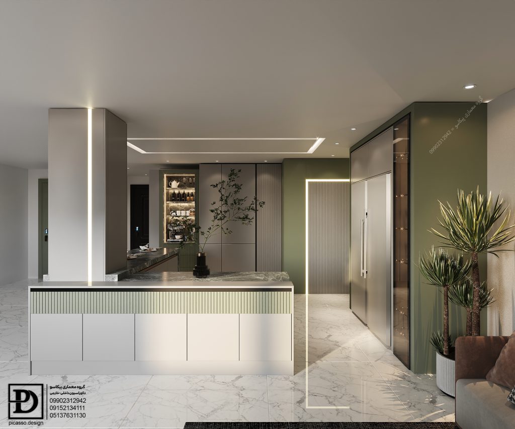 آشپزخانه مدرن 2025 kitchen design - گروه معماری پیکاسو